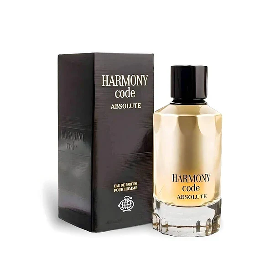 Perfume Fragrance World Harmony Code Absolute 100ml Hombre 1