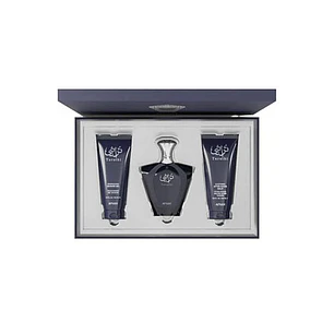 Estuche Afnan Turathi Blue Edp 90ML+ 100ML S/G+100ML ASG Hombre