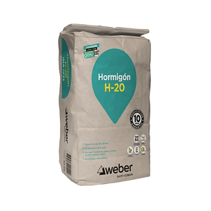 HORMIGON PREPARADO H-02 WEBER 25KG