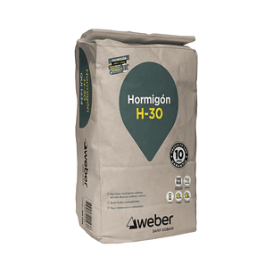 HORMIGON PREPARADO H-30 WEBER 25KG