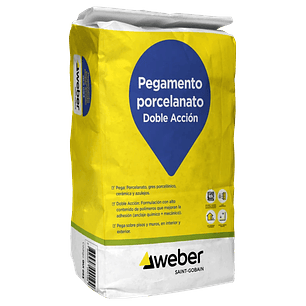 PEGAMENTO WEBER DA EN POLVO 25KG