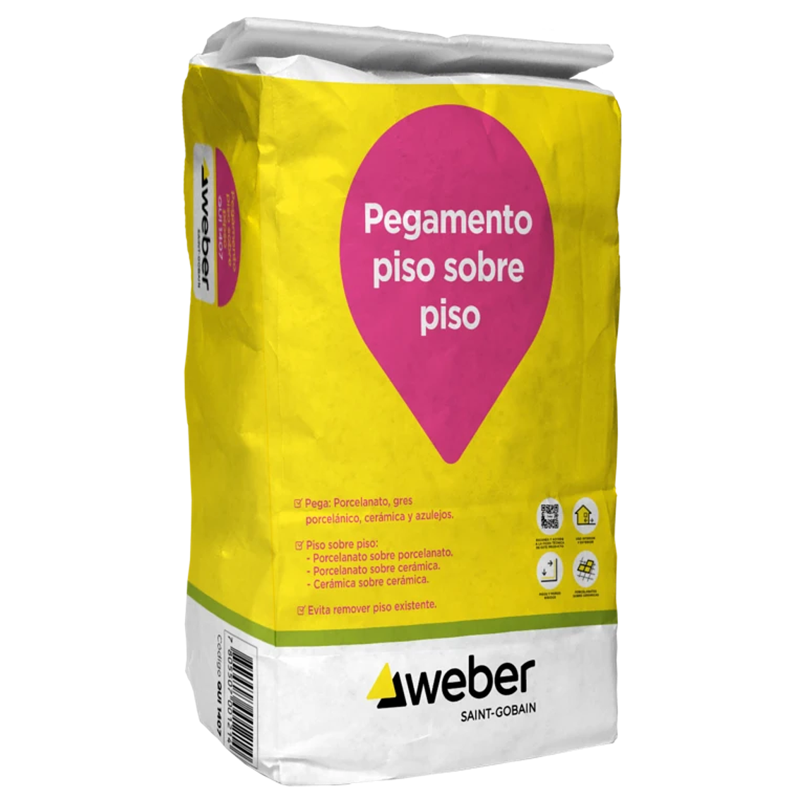 PEGAMENTO WEBER PISO SOBRE PISO 1