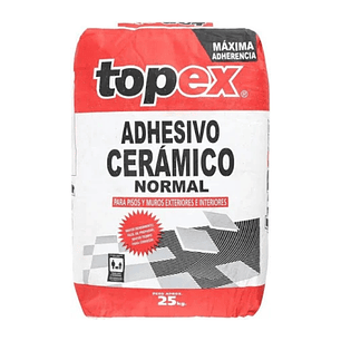 ADHESIVO TOPEX CERAMICO EN POLVO 25KG