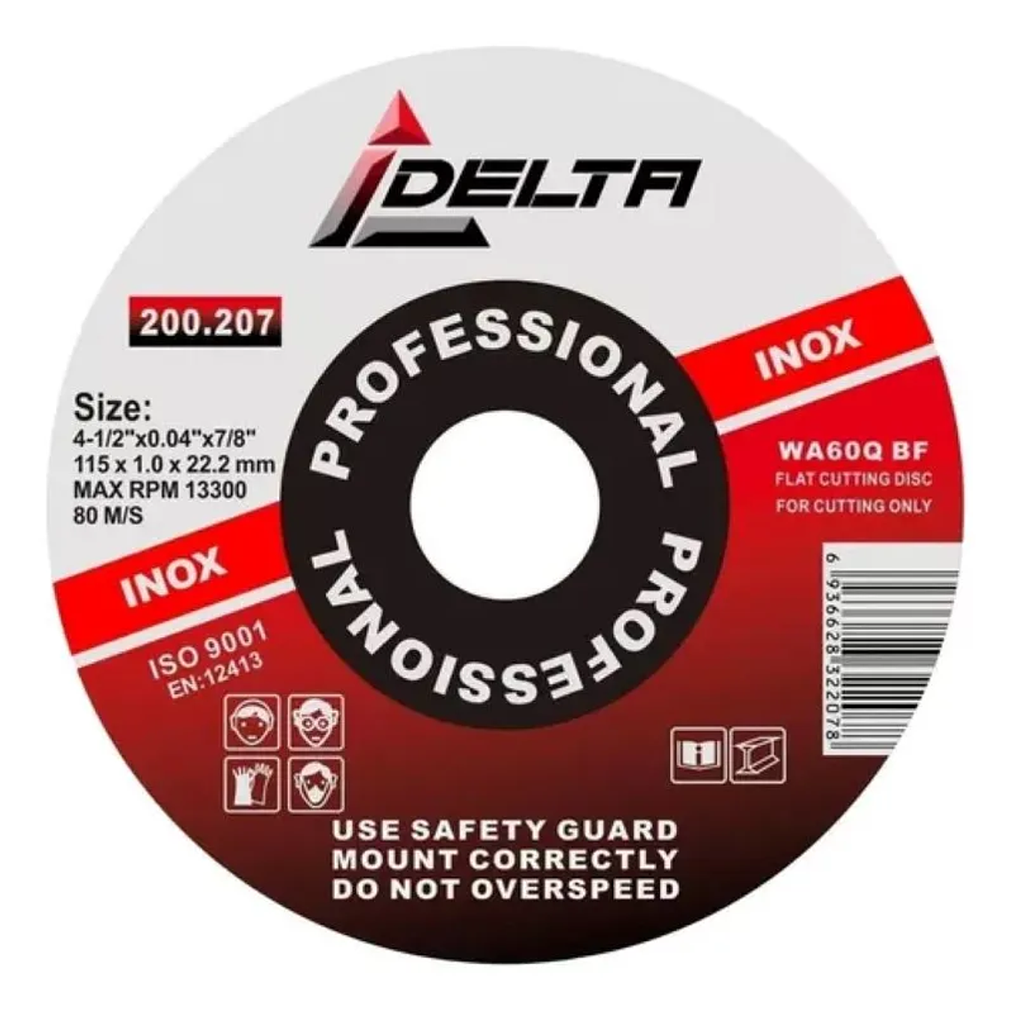 DISCO DE CORTE  4 ½” DELTA 1