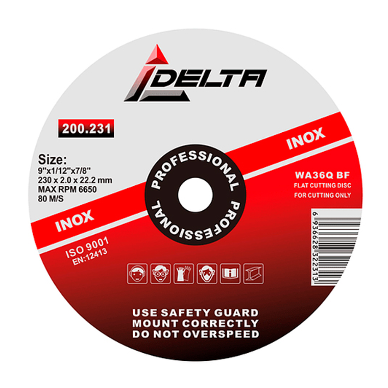 DISCO DE CORTE  9” DELTA 1
