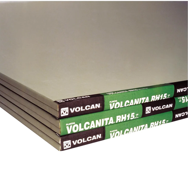 TABLERO YESO CARTÓN VOLCANITA RH  15x1200x2400 mm 1