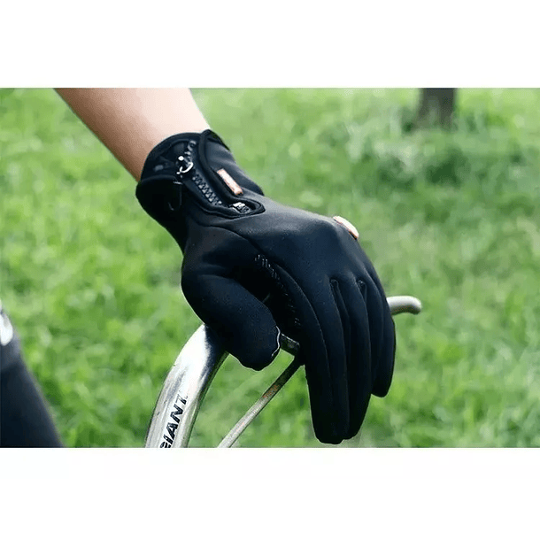 Pack 1 par Guantes Outdoor Ciclismo Térmico Touch + 1 par Guantes Primera Capa 6