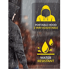 Chaqueta Softshell Camuflaje Multicam Impermeable Táctica Gorro/Capucha con velcro para parches 3