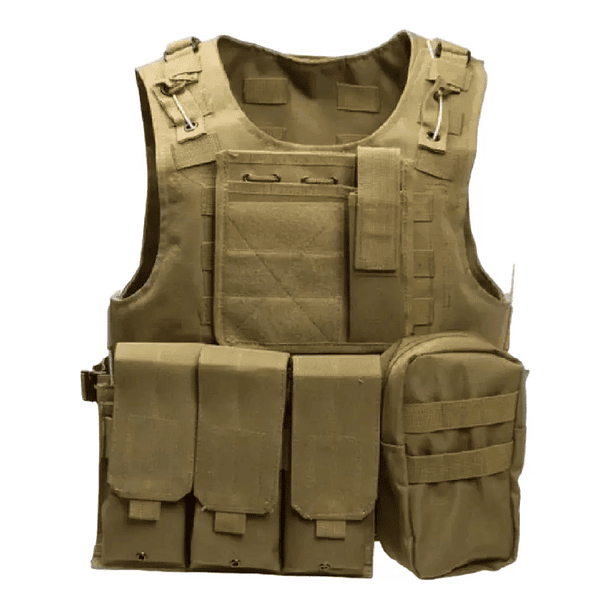 Chaleco Táctico Militar Airsoft Fsbe 2 MOLLE Airsoft  11