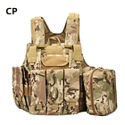 Chaleco Táctico Multicam Modelo CIRAS Militar Molle Asalto De Combate Airsoft velcro para parches 1
