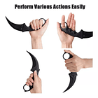 Karambit cuchillo Táctico con funda polímero.  2