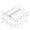 Bodega Multiuso Modelo Sky6 340 x 320. Con piso completo