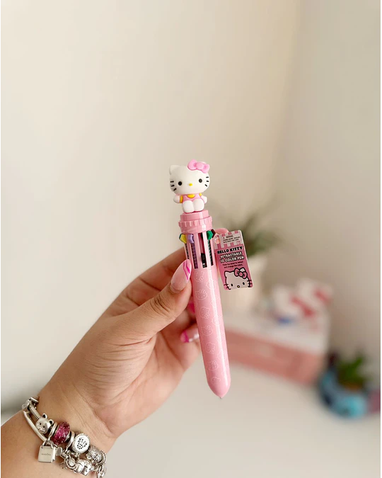 BOLIGRAFO MULTICOLORES HELLO KITTY
