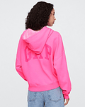 Relaxed Gap Mini-Logo Cropped Hoodie