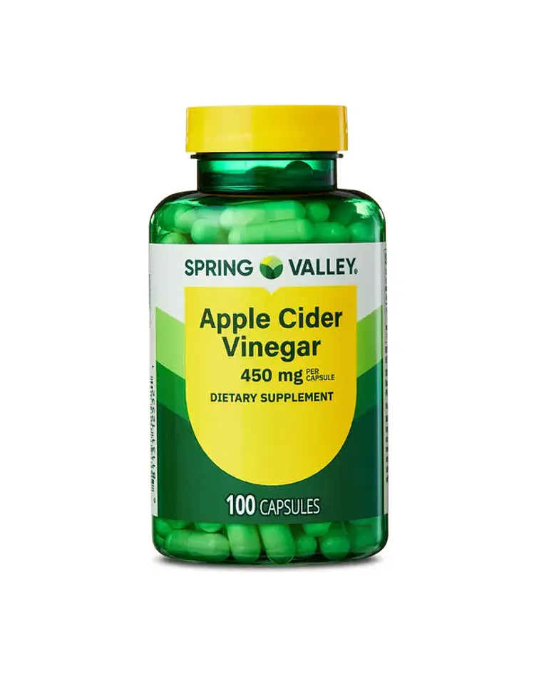 Vinagre de Manzana 450 mg ( 100 UNIDADES)