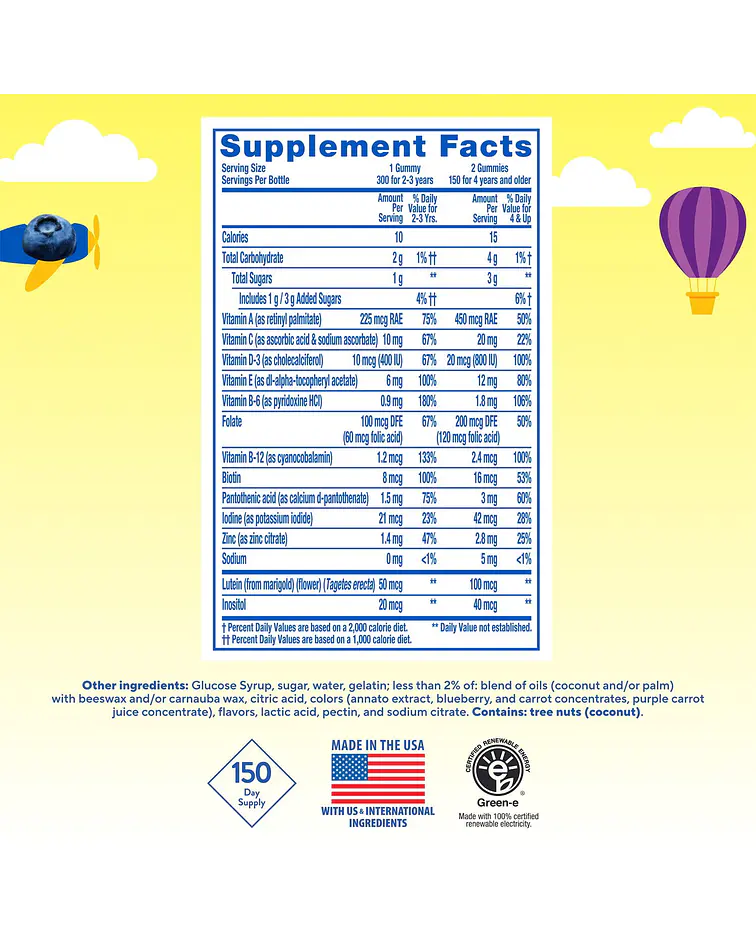 L'il Critters, Gummy Vites Daily Multivitamin, 300 Gummies