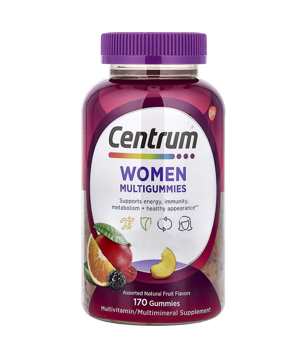 Centrum, Women Multigummies, Assorted Natural Fruit 
