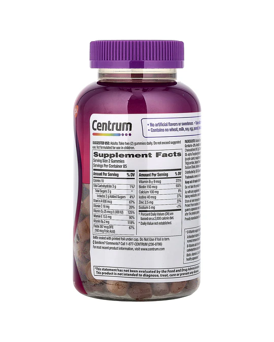 Centrum, Women Multigummies, Assorted Natural Fruit 