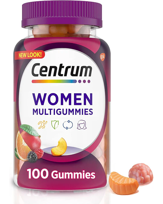 Centrum, Women Multigummies, Assorted Natural Fruit 