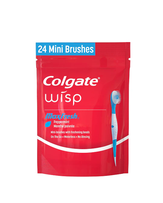 Cepillo Dental Desechable Colgate Max Fresh Wisp 24u 