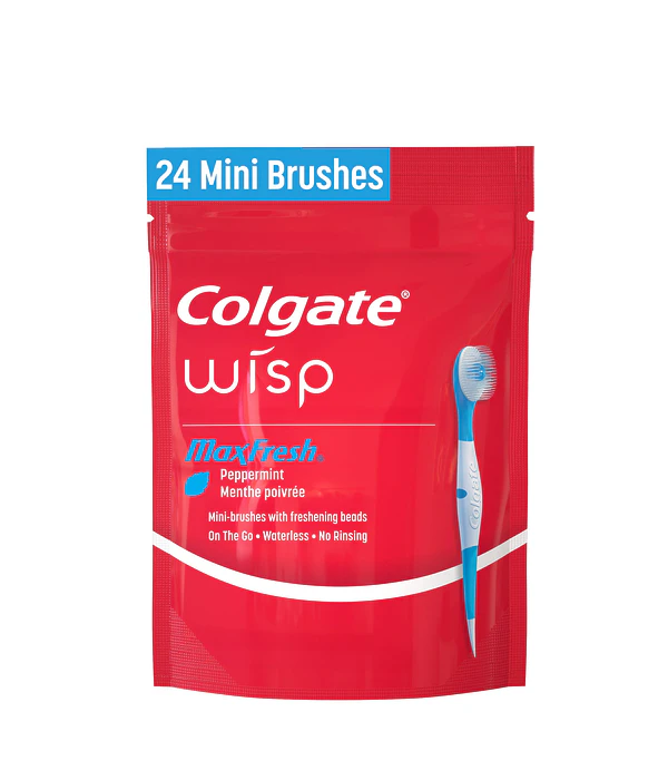 Cepillo Dental Desechable Colgate Max Fresh Wisp 24u 
