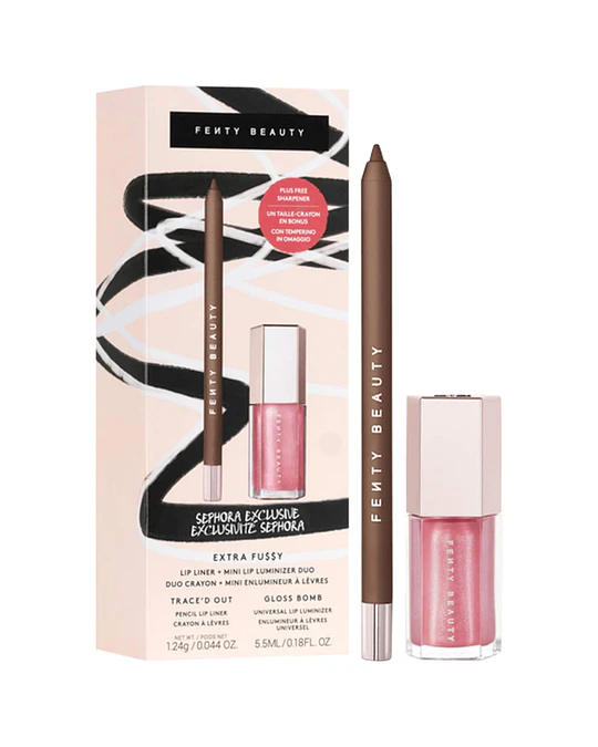 Set Extra Fu$$y Lip Liner + Mini Lip Luminizer Duo