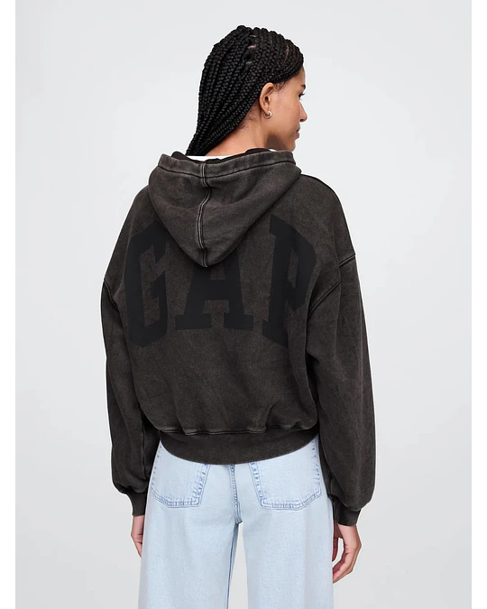 HOODIE VIRAL GAP NEGRO