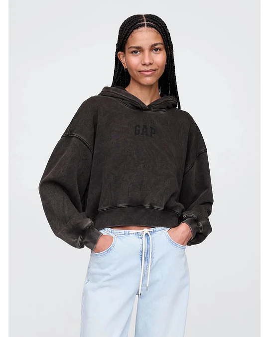 HOODIE VIRAL GAP NEGRO