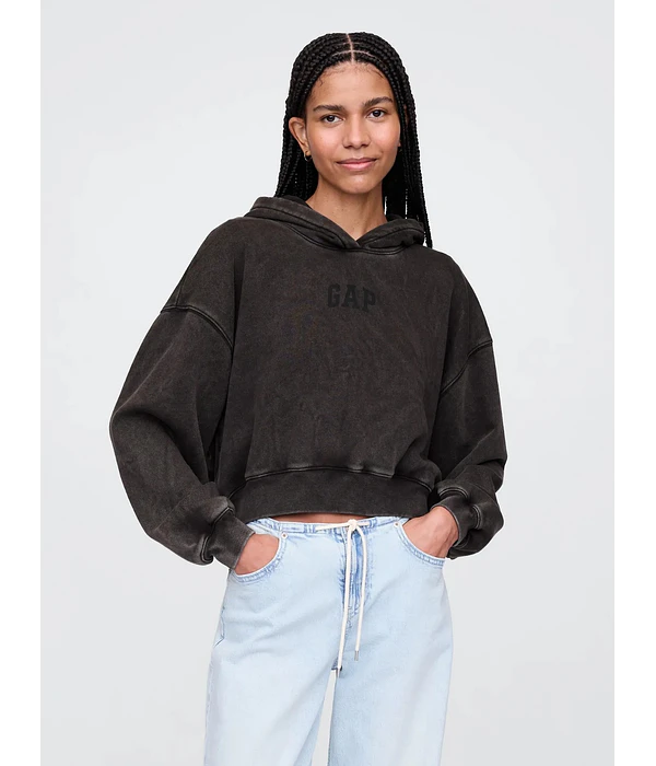 HOODIE VIRAL GAP NEGRO