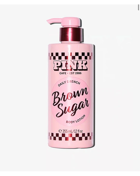 Pink Body Lotion Brown Sugar