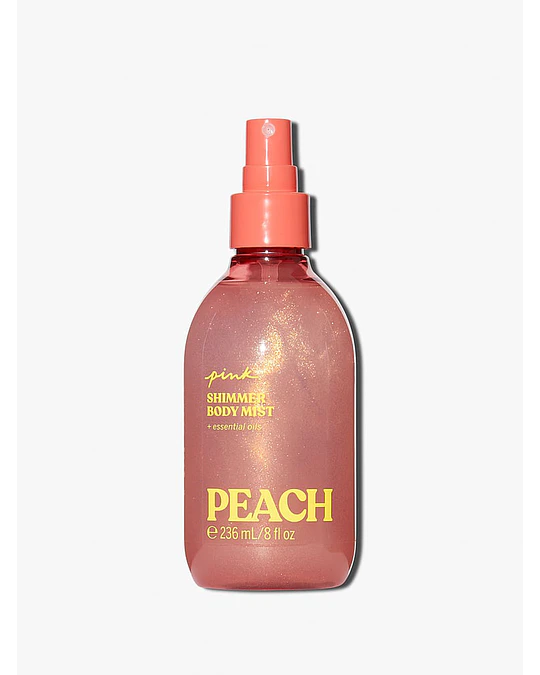 Pink Shimmer Body Mist Peach