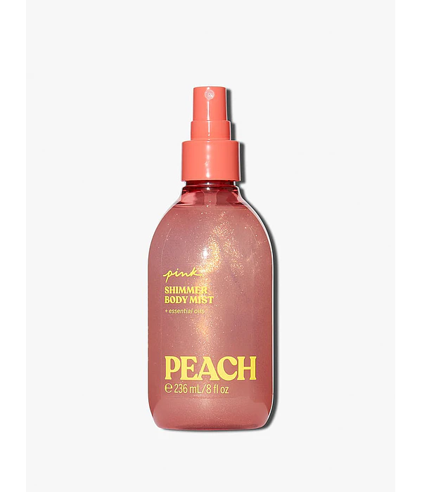 Pink Shimmer Body Mist Peach