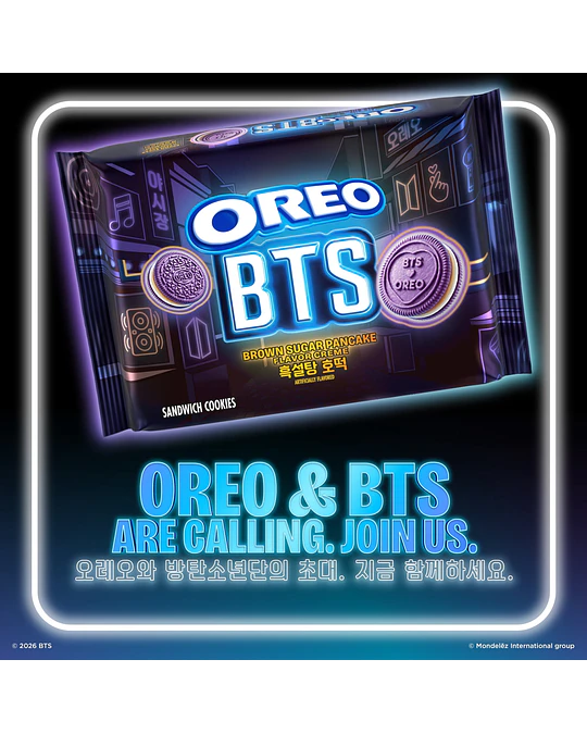 OREO Galletas Sándwich BTS, Edición Limitada, 10.68 oz