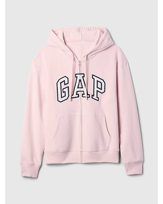 Relaxed Gap Logo Zip Hoodie