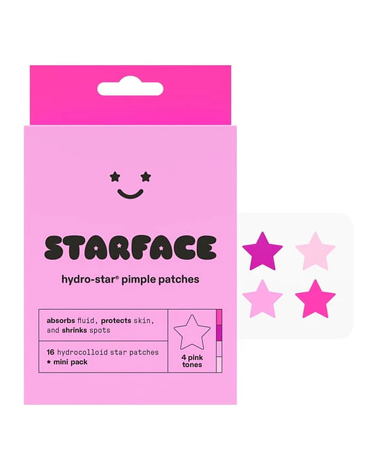 Starface Hydro-Star® Parches Rosados para Granos - 16 Unidades