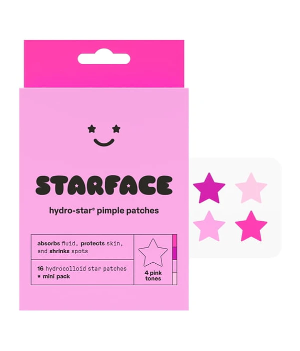 Starface Hydro-Star® Parches Rosados para Granos - 16 Unidades