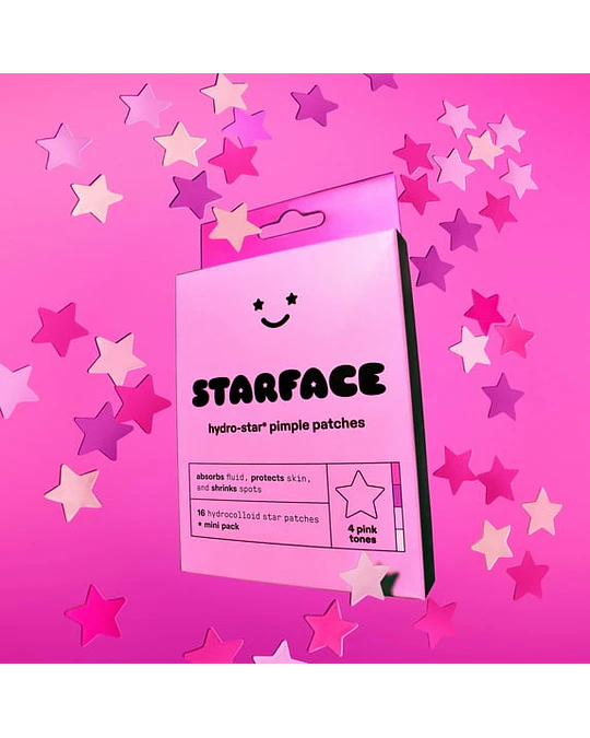 Starface Hydro-Star® Parches Rosados para Granos - 16 Unidades