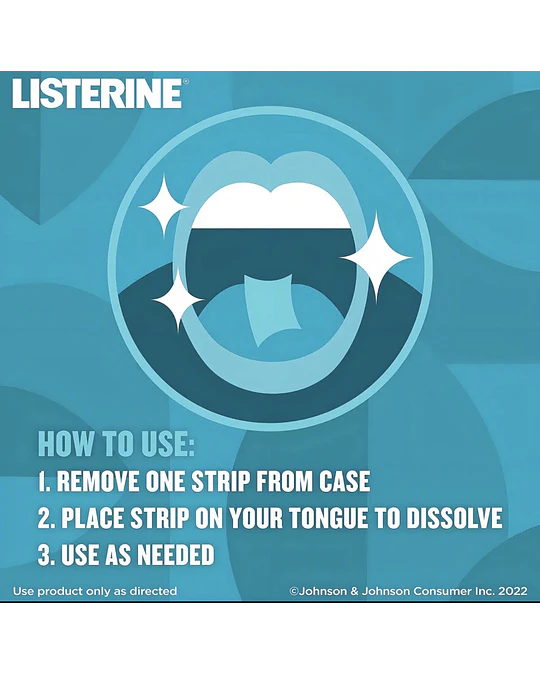 Listerine Cool Mint Pocketpaks – Pack de 3 (72 tiras)