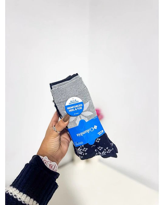 Calcetines Columbia Crew Mujer Pack x4 
