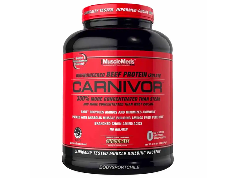 CARNIVOR 4.1lbs MUSCLEMEDS - PROTEINA DE CARNE - 56 SERVICIOS 1