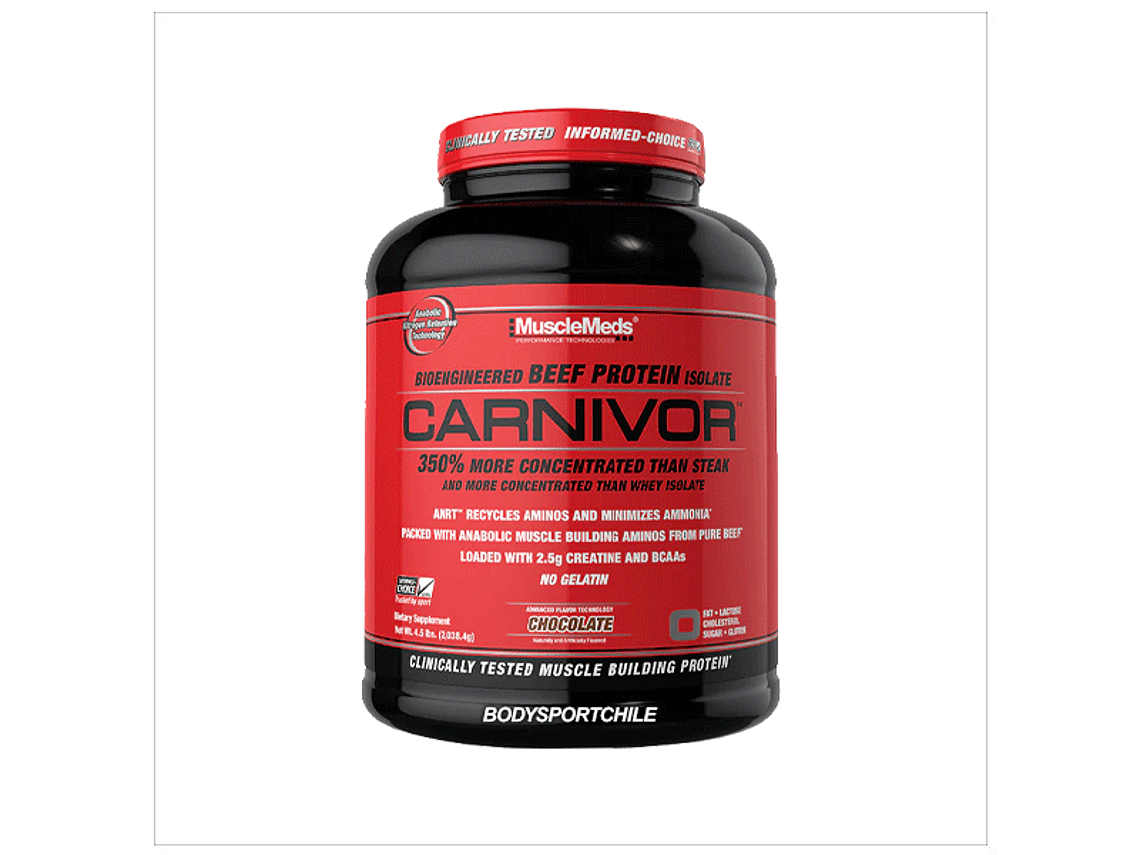 CARNIVOR 4.1lbs MUSCLEMEDS - PROTEINA DE CARNE - 56 SERVICIOS 2