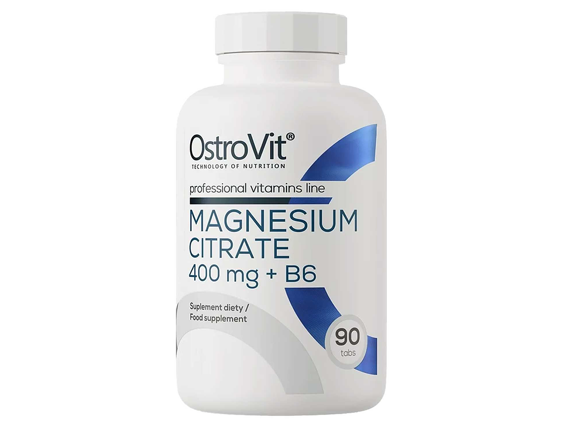Citrato De Magnesio 400mg + Vitamina B6 - 90 Tab Ostrovit 1