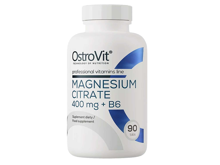 Citrato De Magnesio 400mg + Vitamina B6 - 90 Tab Ostrovit 1