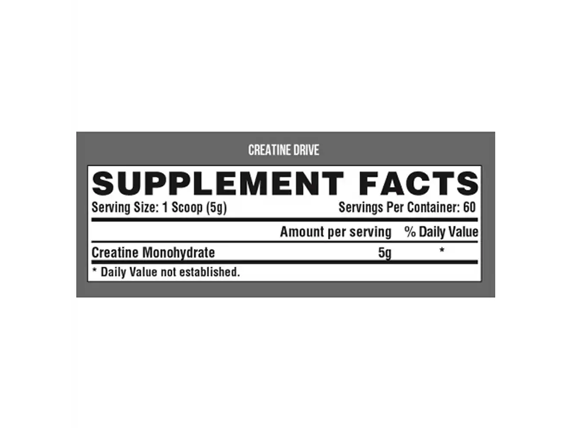 CREATINA DRIVE NUTREX 300GRS 60SERVICIOS 2