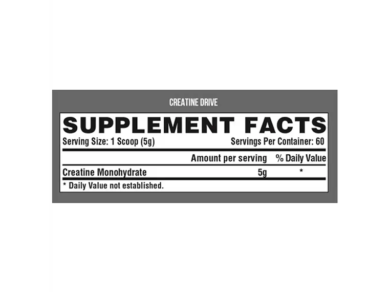 CREATINA DRIVE NUTREX 300GRS 60SERVICIOS 2