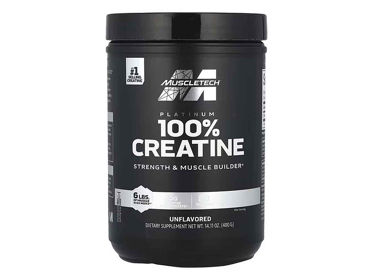 CREATINA PLATINUM MUSCLETECH 400 GRS 1