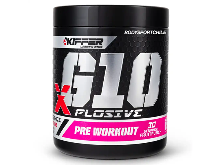 G10 XPLOSIVE PRE ENTRENO 30 SERVICIOS - KIFFER 1