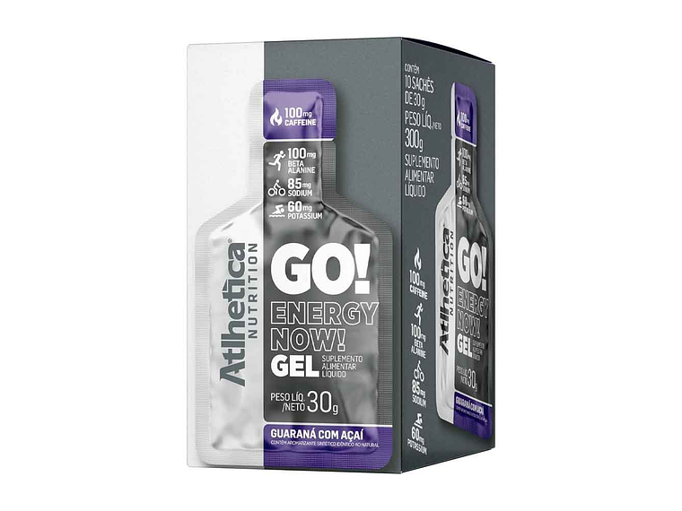 Gel Energizante Go! Energy Now 10 Unidades - Atlhetica 2
