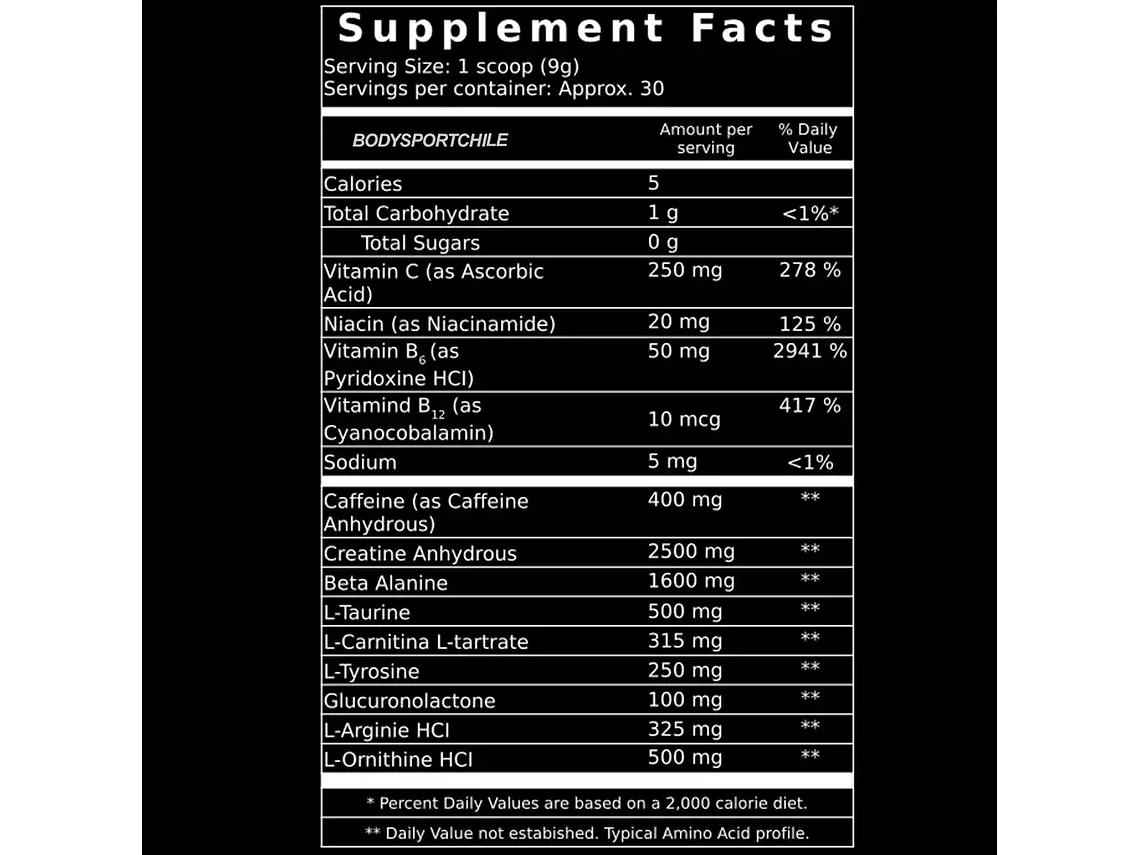 G10 XPLOSIVE PRE ENTRENO 30 SERVICIOS - KIFFER 2