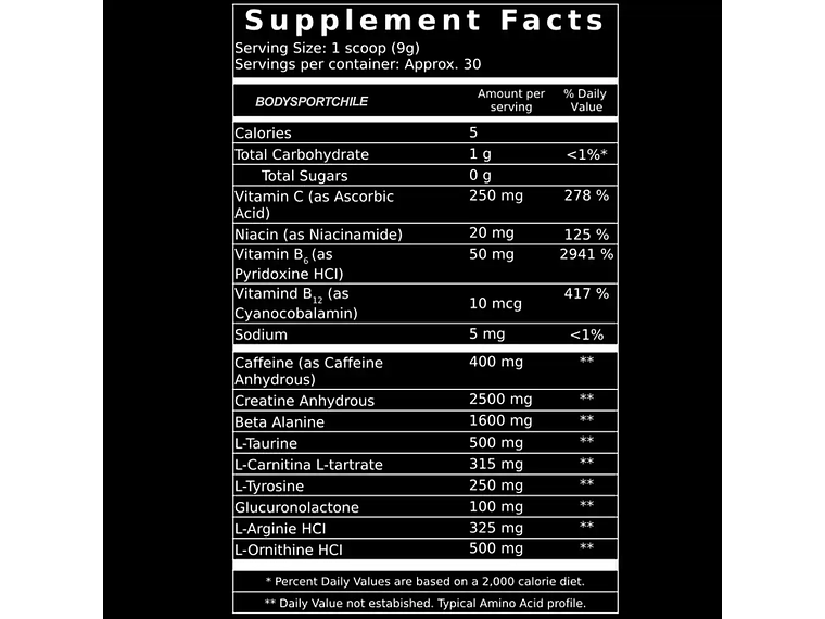 G10 XPLOSIVE PRE ENTRENO 30 SERVICIOS - KIFFER 2